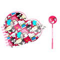 Set diario + caneta Friends Hello Kitty