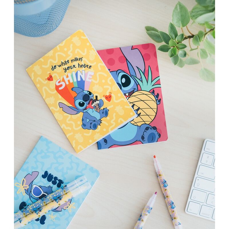 Juego de papelería Stitch Disney