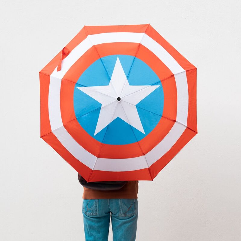Guarda-chuva dobrável automático Capitão América da Marvel