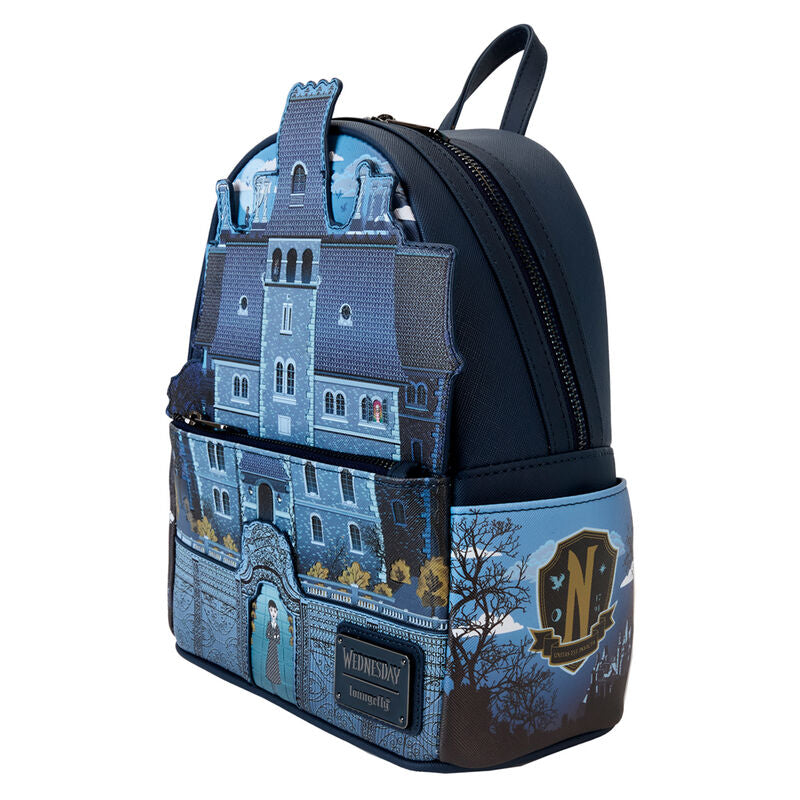 Mochila Nevermore Academy Miércoles Loungefly