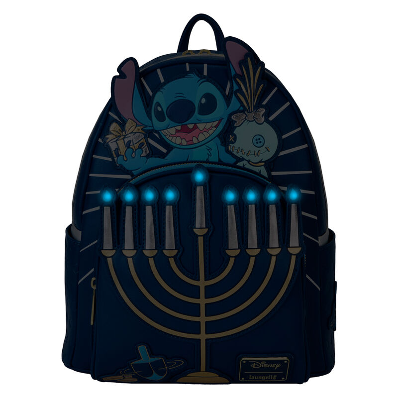 Mochila Loungefly Disney Menorah Stitch