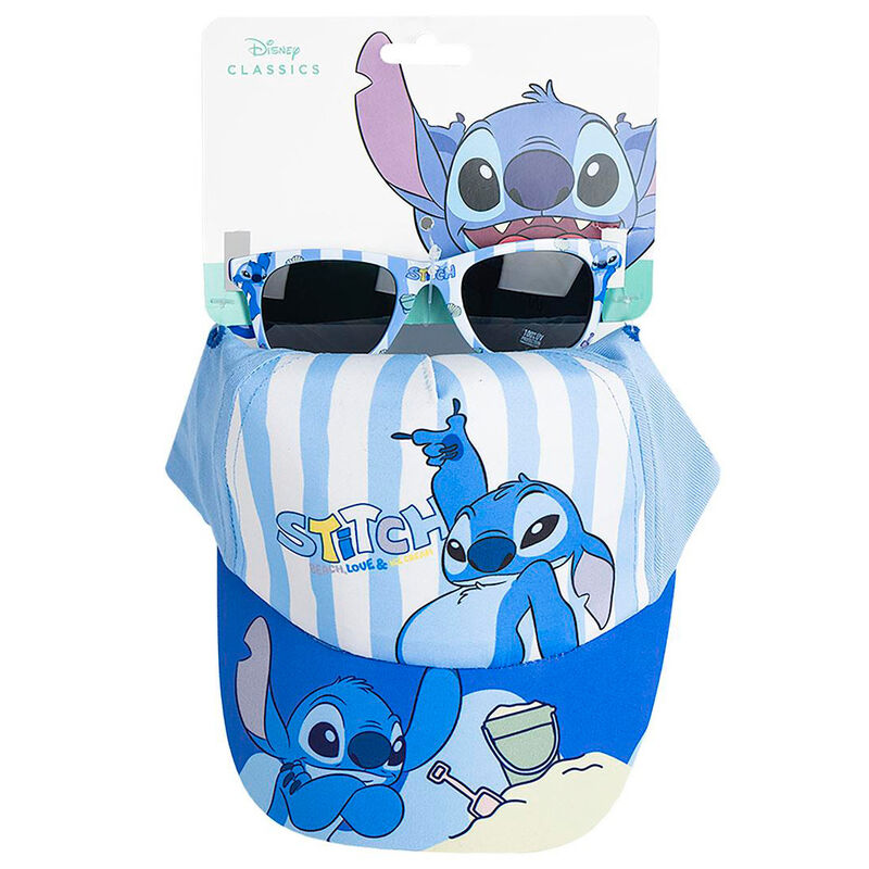 Conjunto chapéu + óculos de sol Stitch Disney