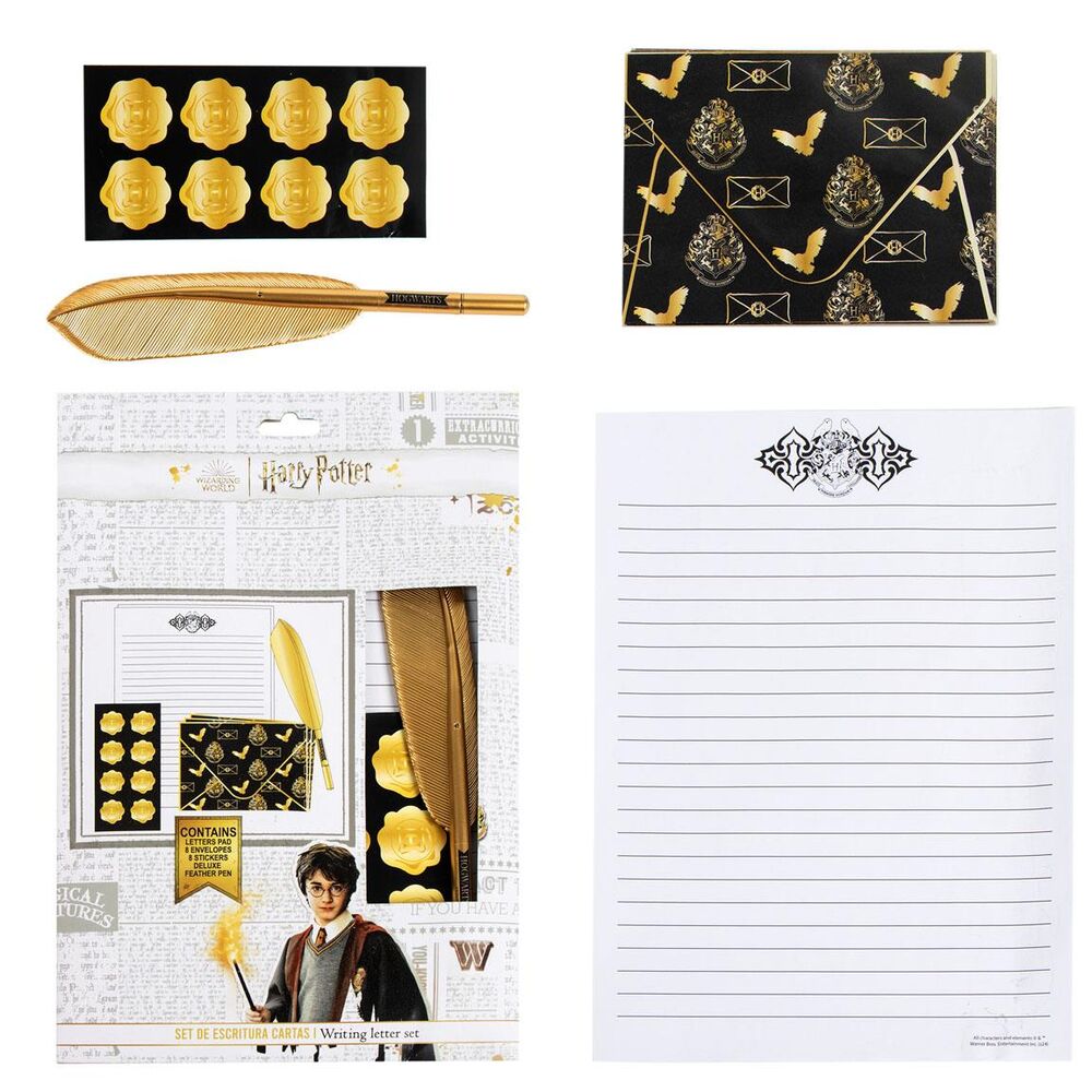 Conjunto de papelaria Harry Potter