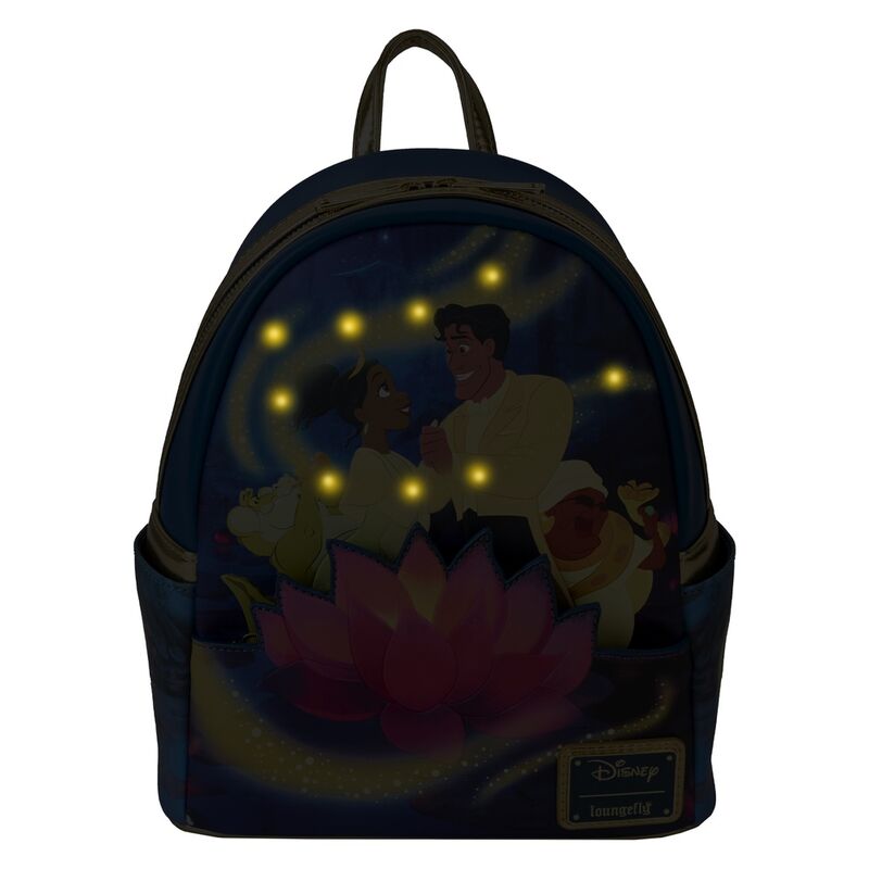 Mochila 15.º Aniversario Tiana y El Sapo Disney Loungefly 26cm