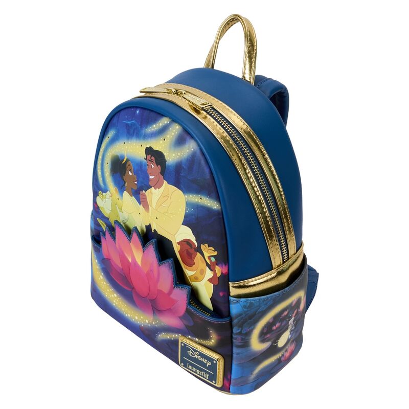 Mochila 15.º Aniversario Tiana y El Sapo Disney Loungefly 26cm