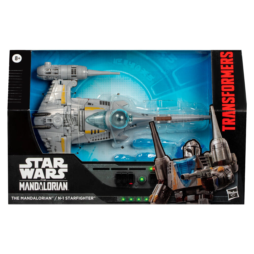 Figura N-1 Starfighter The Mandalorian Star Wars Transformers 19 cm - imagem 1