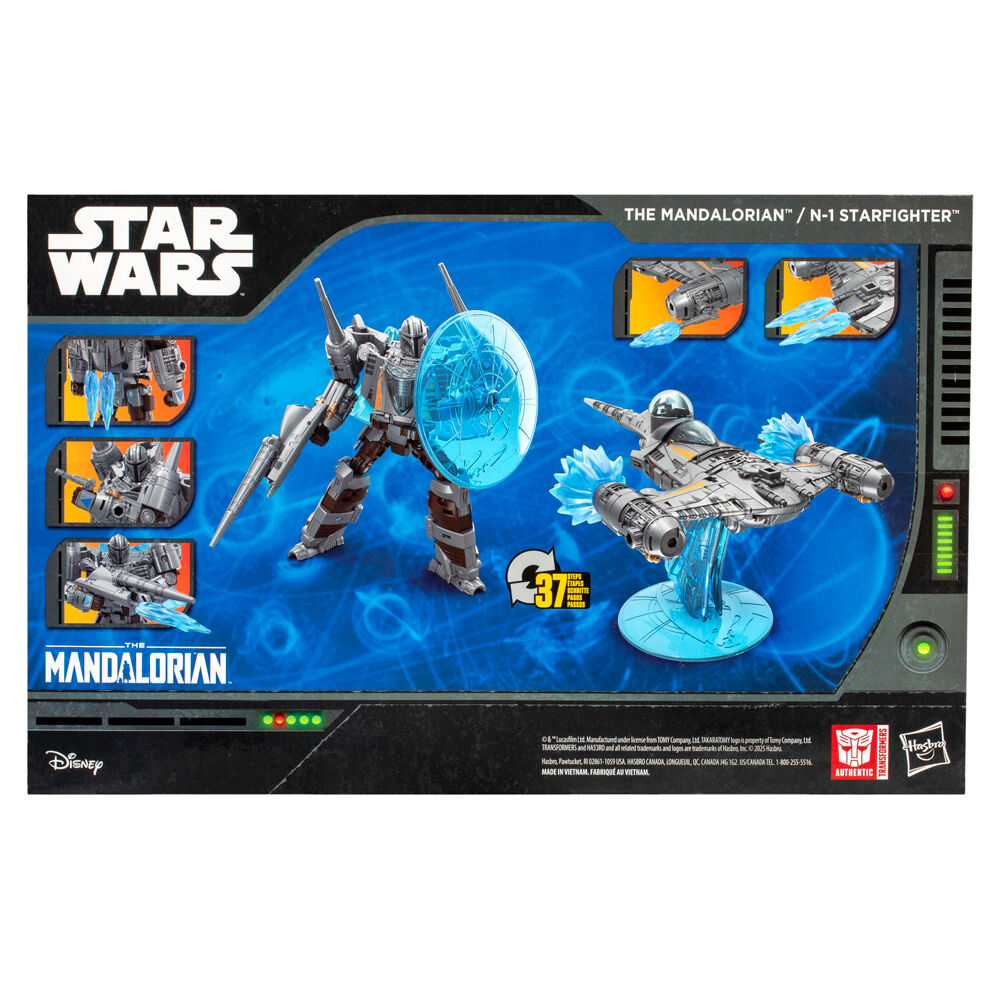 Figura N-1 Starfighter The Mandalorian Star Wars Transformers 19 cm - imagem 10