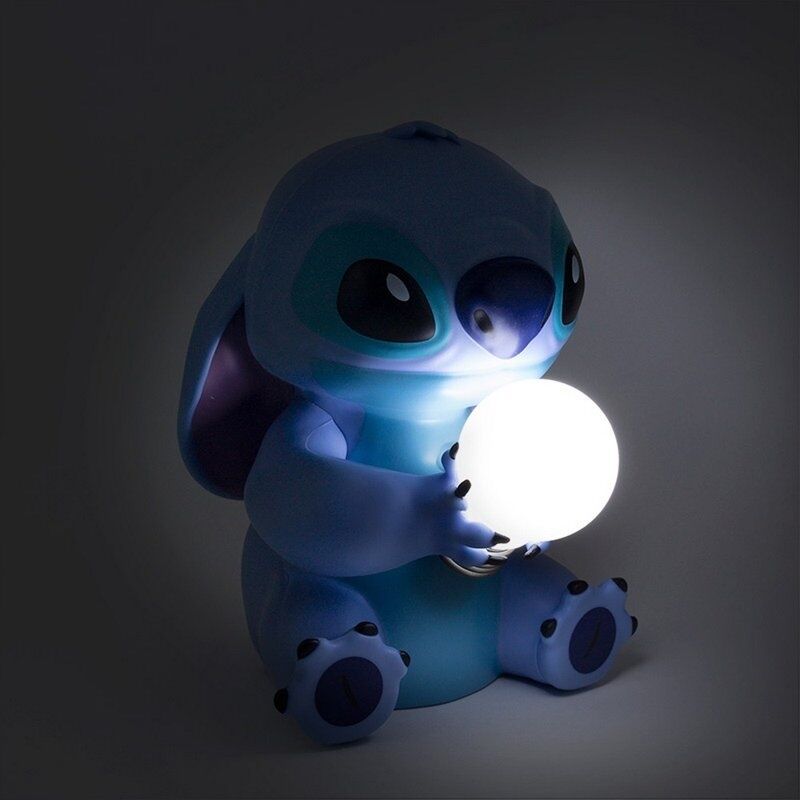 Candeeiro Stitch Disney com lâmpada 16 cm