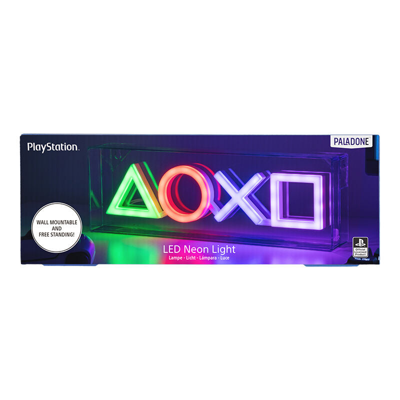 Candeeiro LED Simbolos PlayStation
