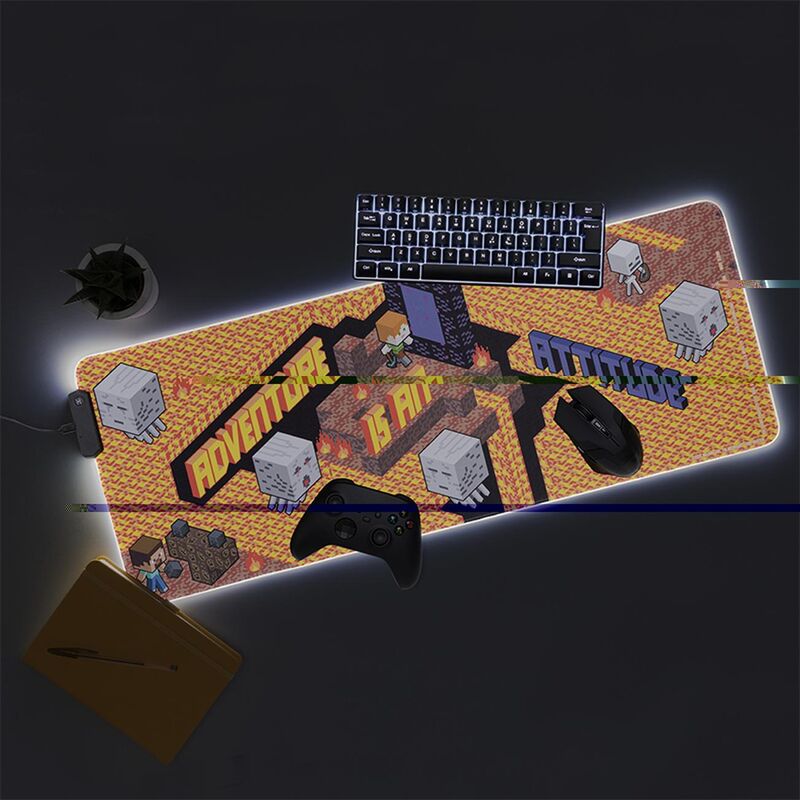 Tapete de rato para jogos Minecraft