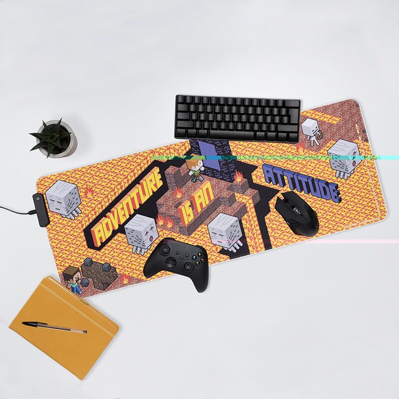 Tapete de rato para jogos Minecraft