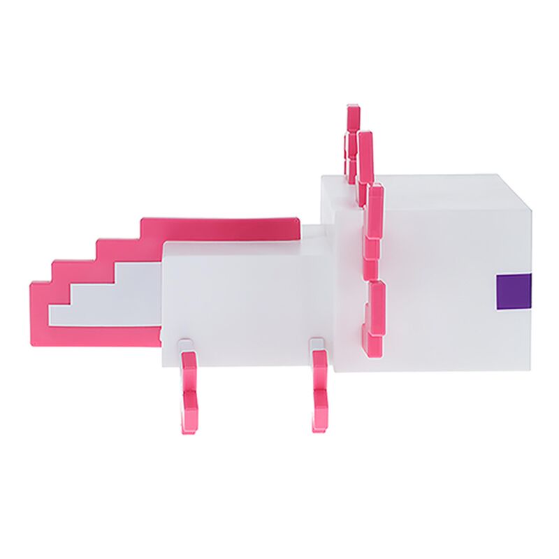 Candeeiro Axolotl do Minecraft 13cm