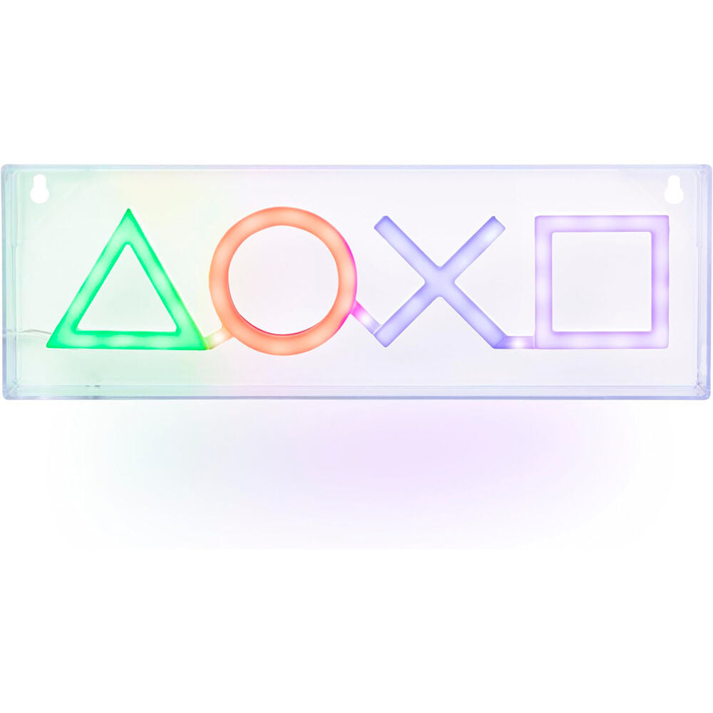 Candeeiro LED Simbolos PlayStation