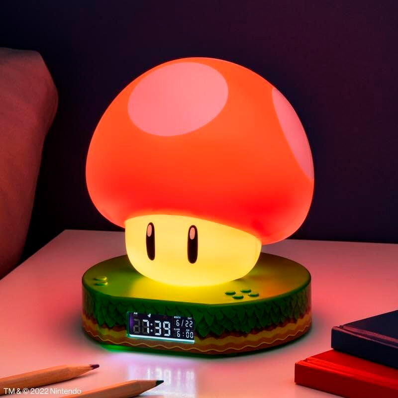 Relógio despertador Mushroom Super Mario Bros