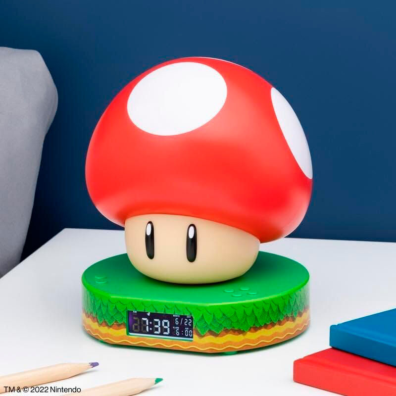 Relógio despertador Mushroom Super Mario Bros
