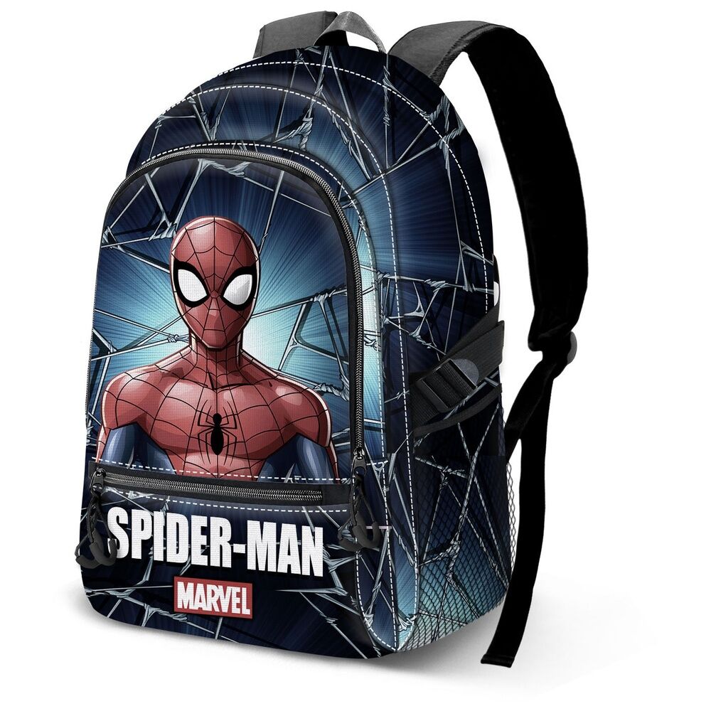 Mochila Maximum Spiderman Marvel 44cm adaptável