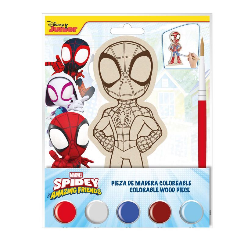 Figura para colorir do Homem-Aranha Incríveis Amigos Marvel