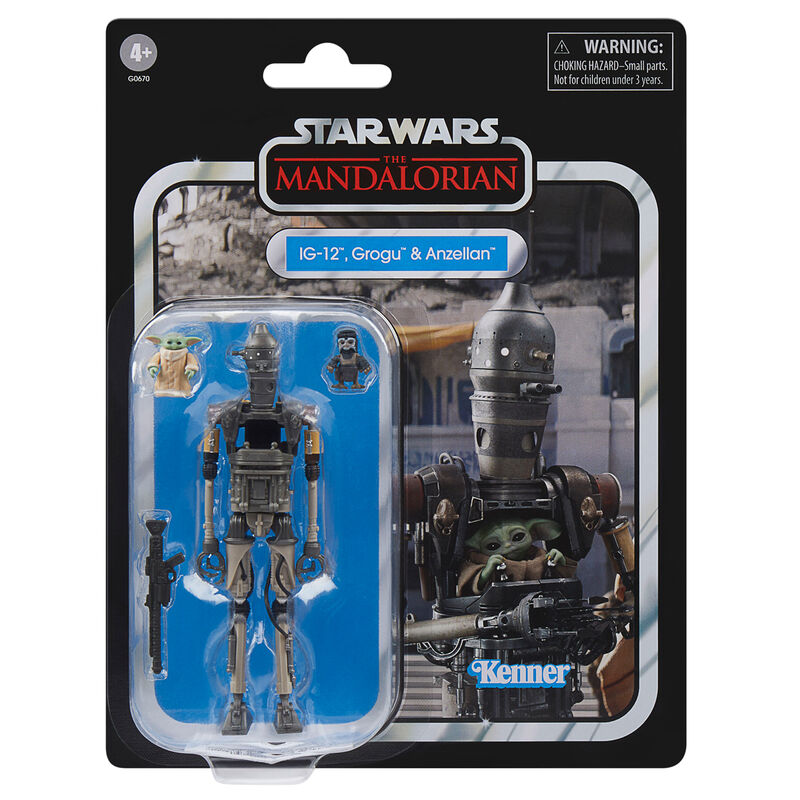 Figura IG-12 Grogu & Anzellan The Mandalorian Star Wars 9,5 cm