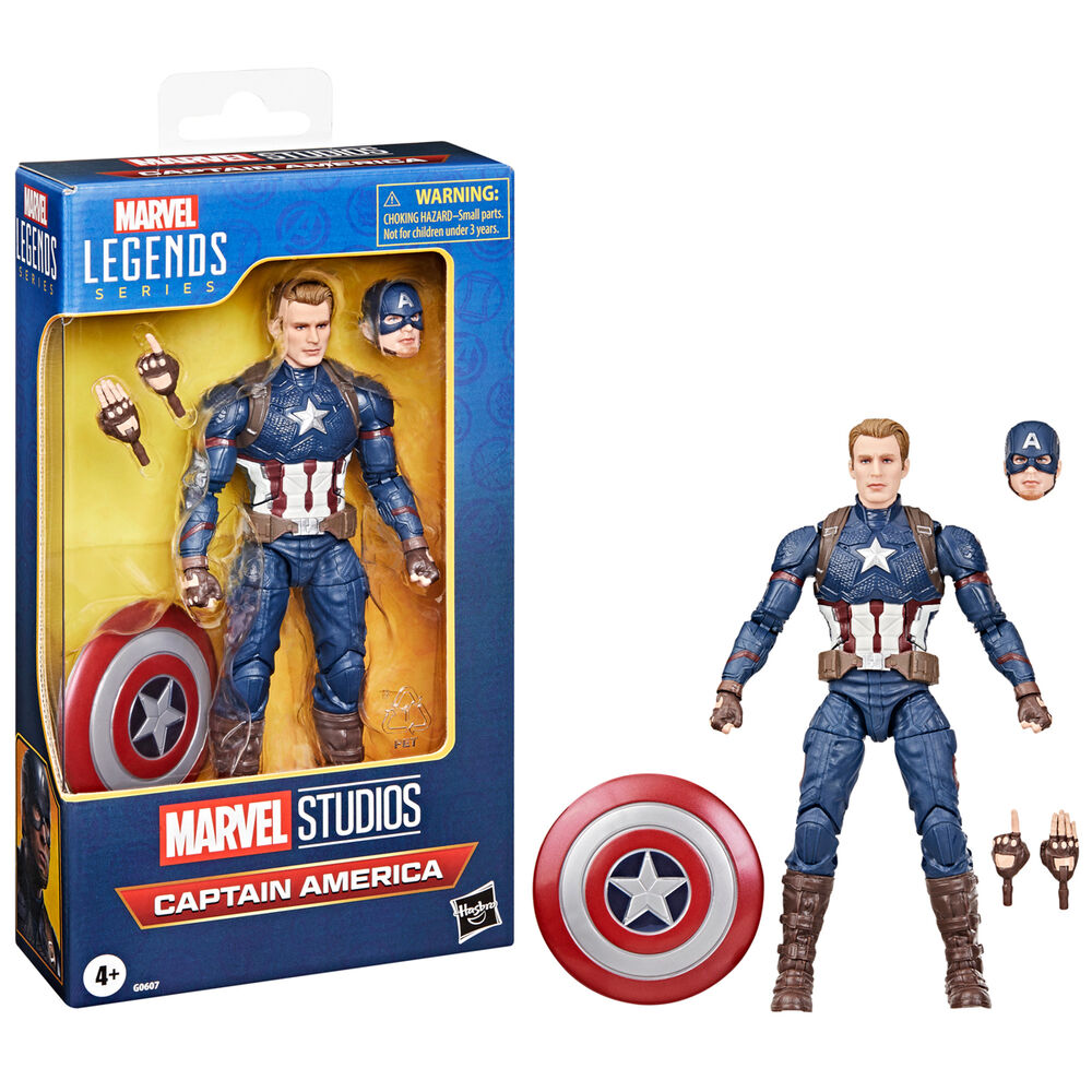 Figura Capitão América Vingadores Avengers: Endgame Marvel Legends Series 15 cm