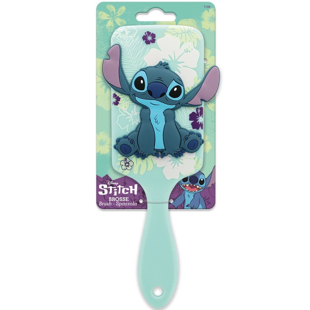 Escova de cabelo 3D Stitch Disney