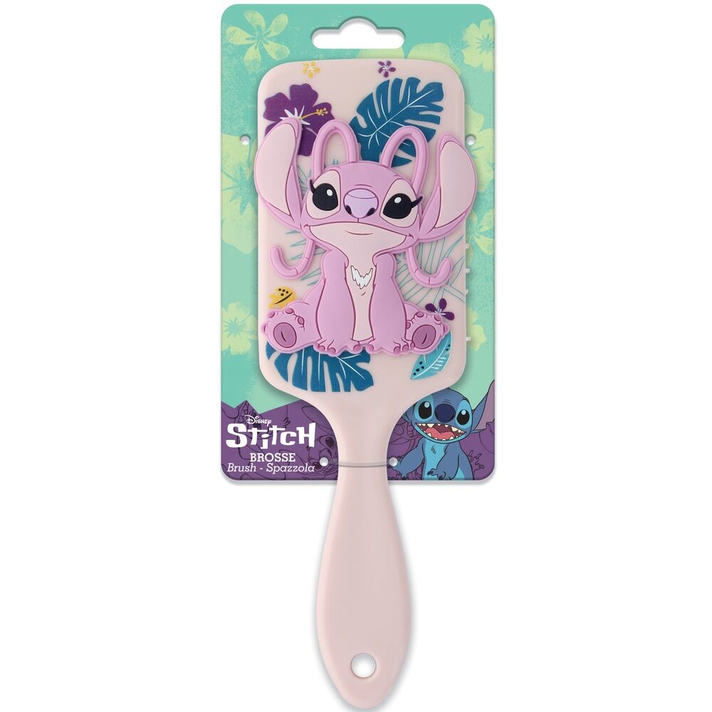 Escova de cabelo 3D Angel Stitch Disney