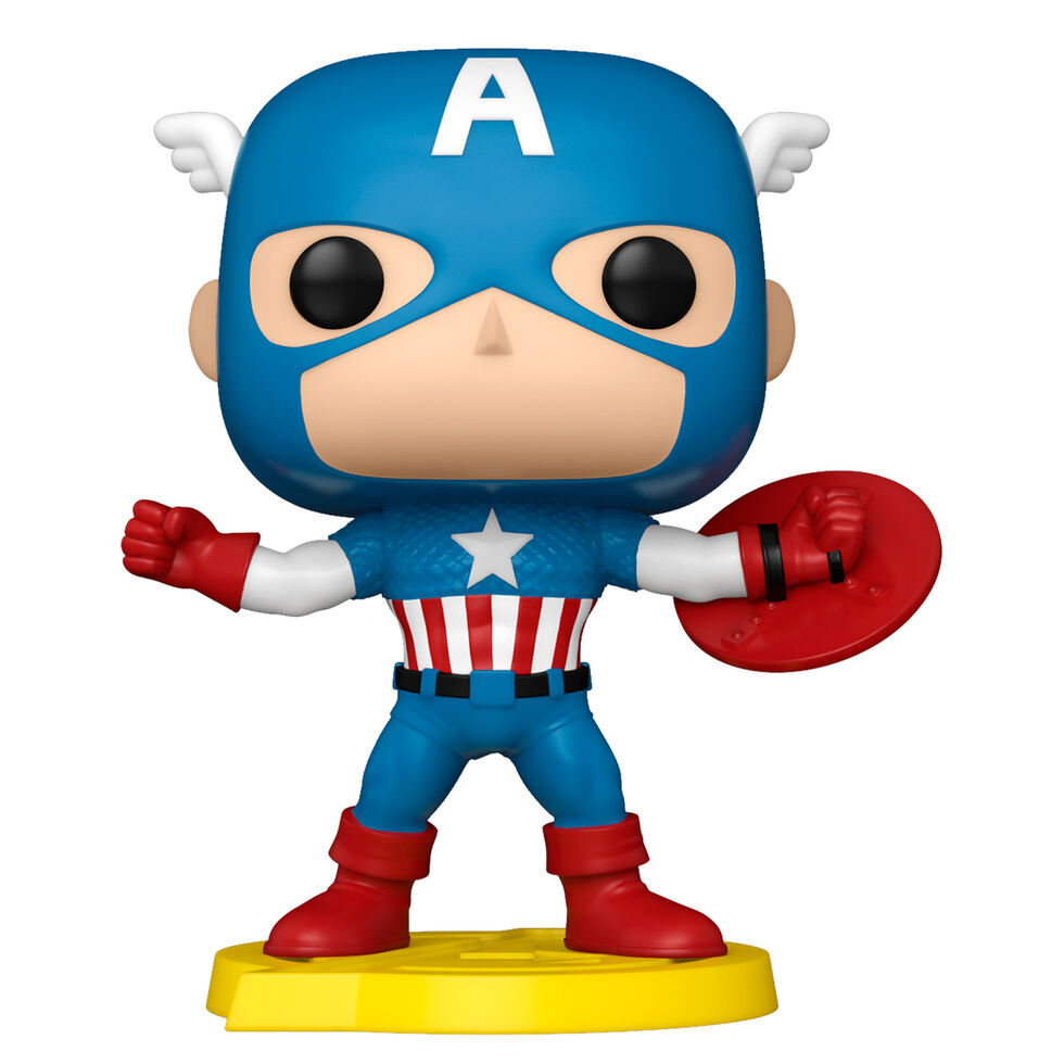 Figura POP Comic Cover Marvel os Vingadores Avengers Capitan America Exclusive