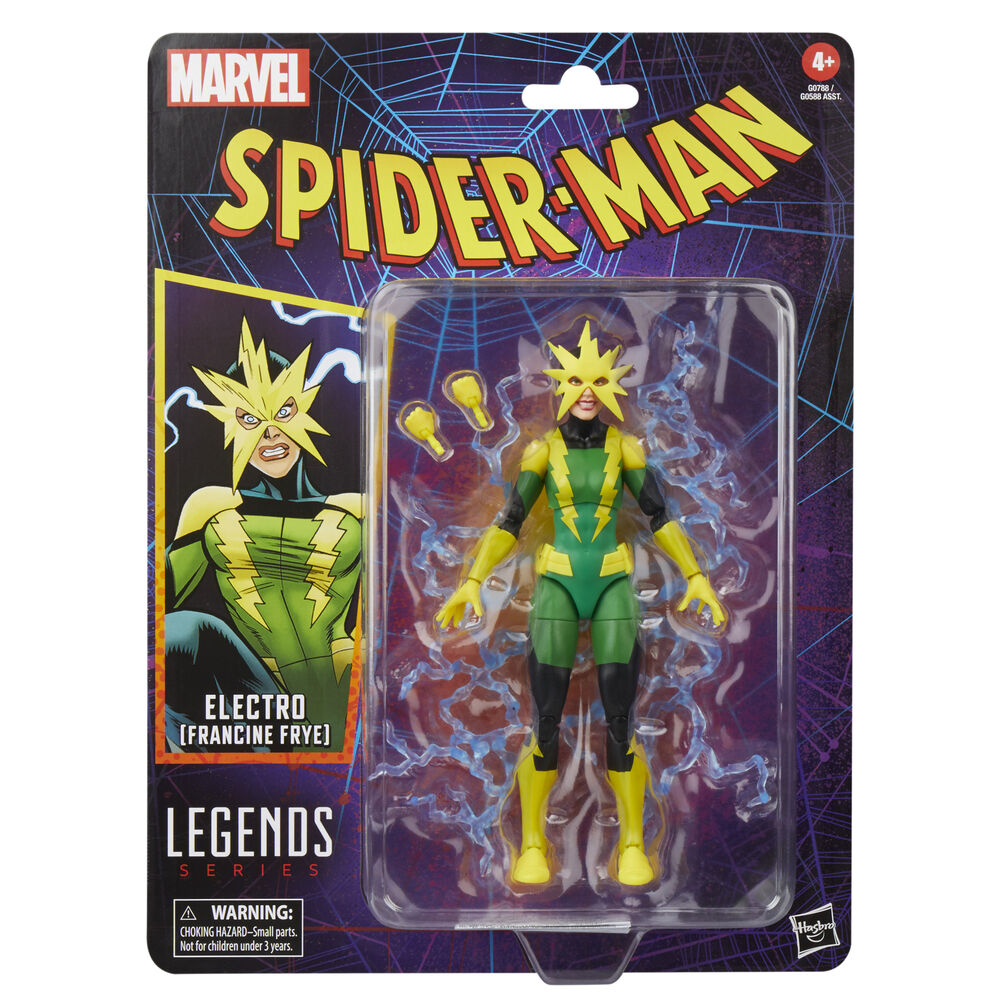 Figura Electro Francine Frye Spider-Man Marvel 15 cm - imagem 4