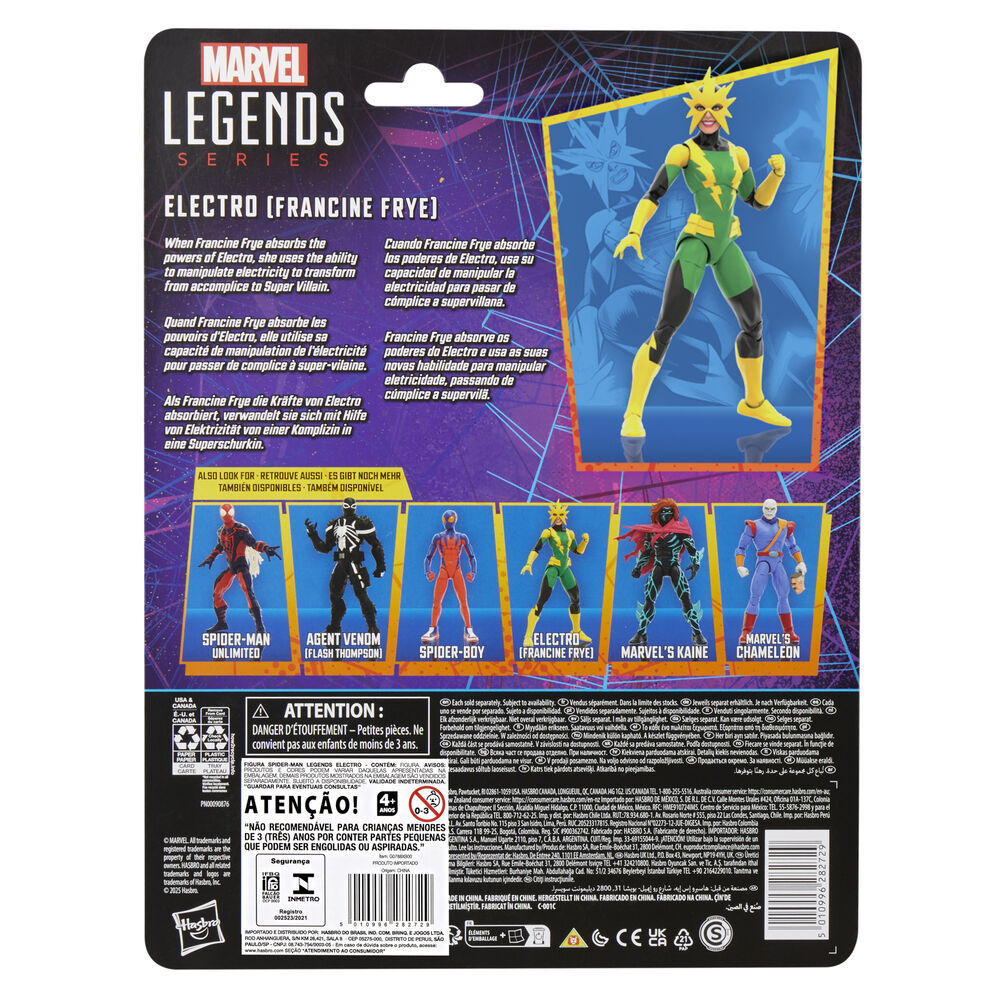 Figura Electro Francine Frye Spider-Man Marvel 15 cm - imagem 9