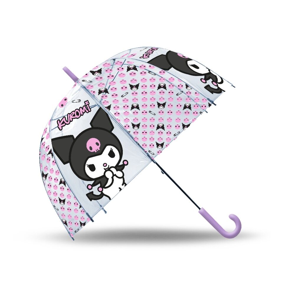 Guarda-chuva manual Kuromi Hello Kitty 46cm