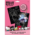 Conjunto de papelaria de raspar Hello Kitty and Friends