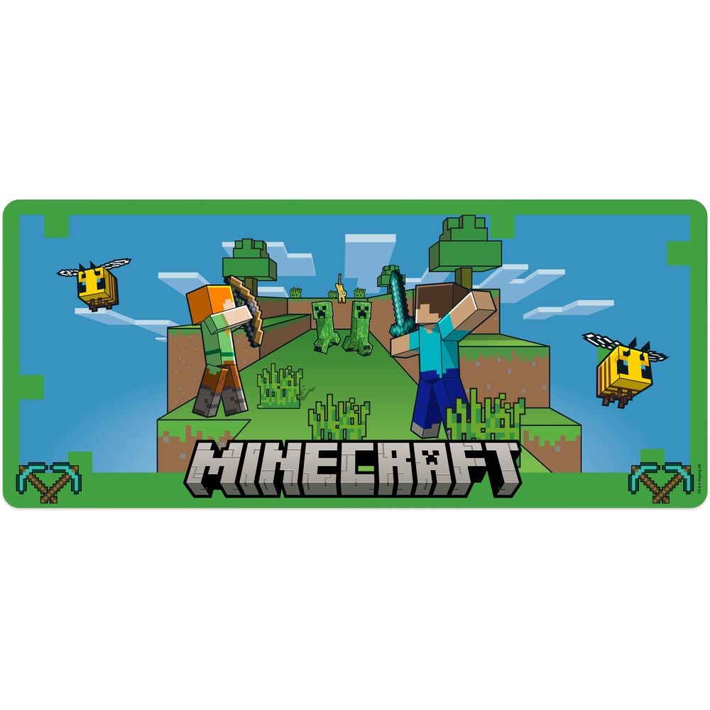Tapete de rato para jogos Minecraft