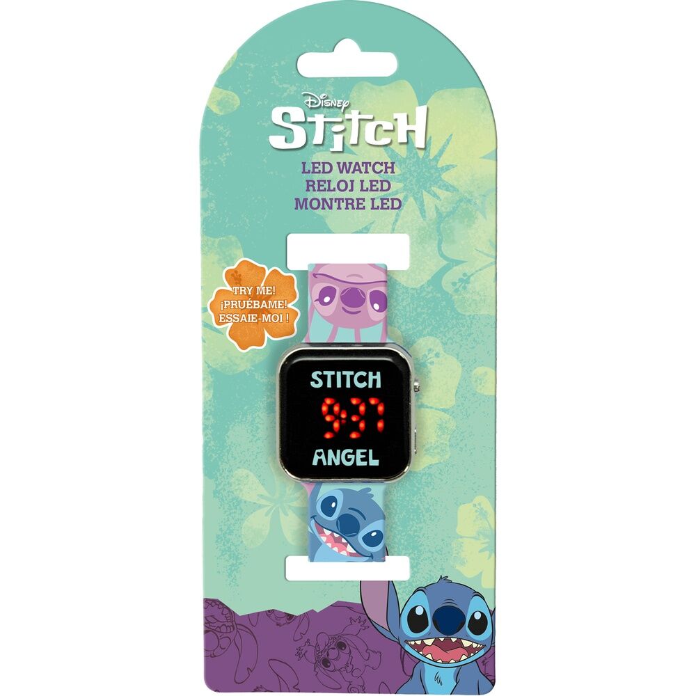 Reloj LED de Disney Stitch