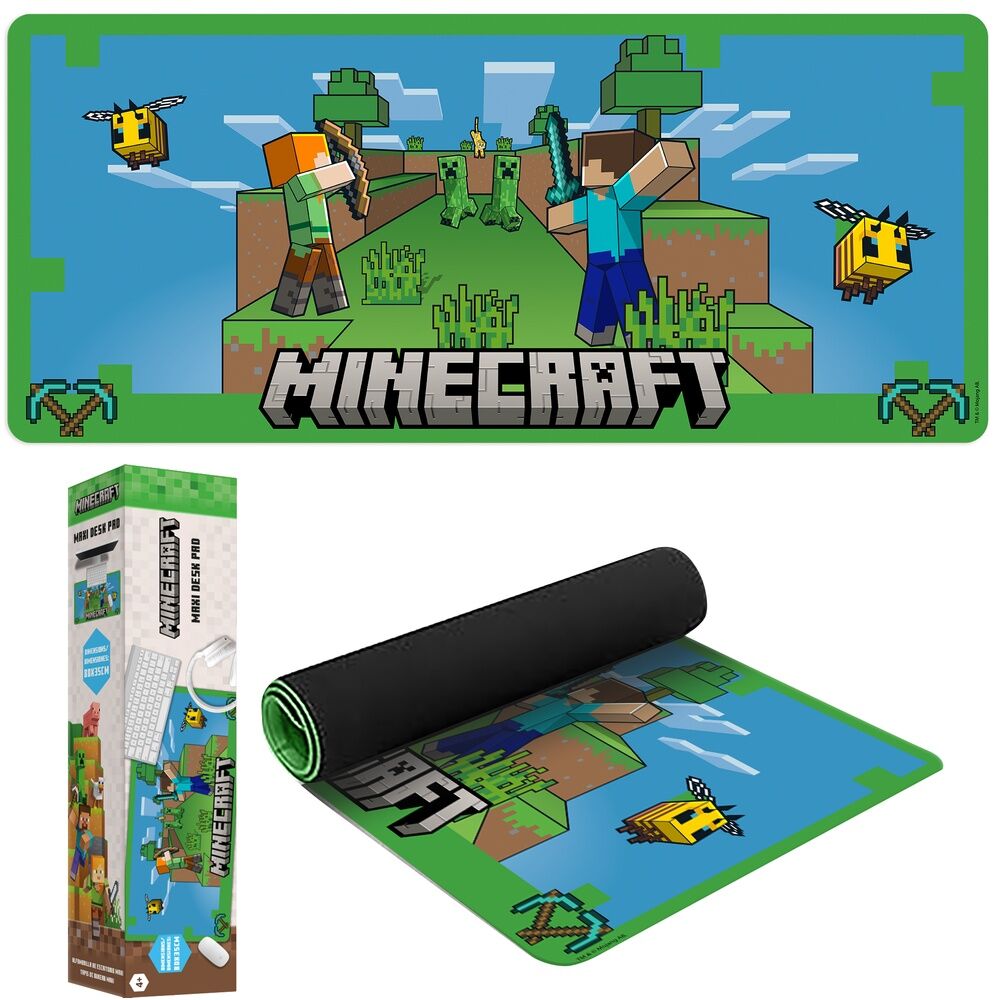 Tapete de rato para jogos Minecraft