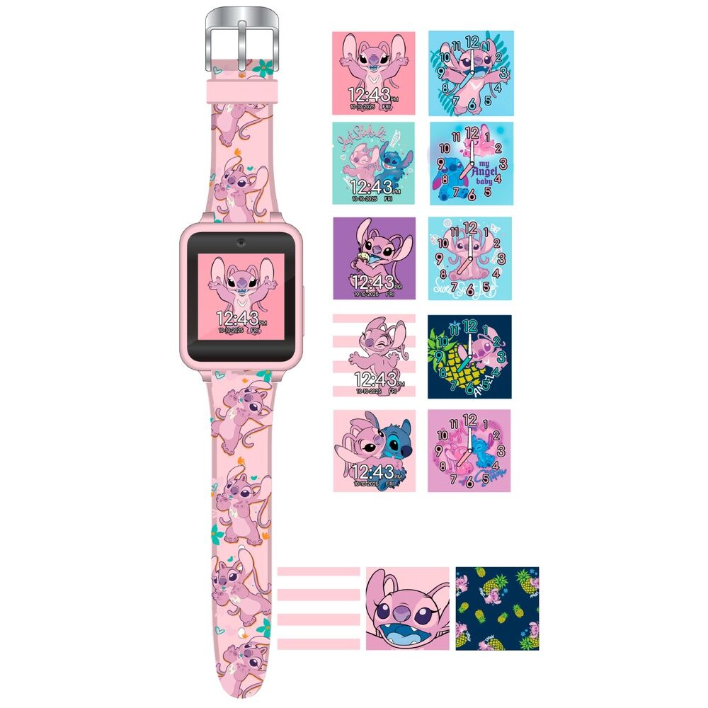 Relógio inteligente Angel Stitch Disney
