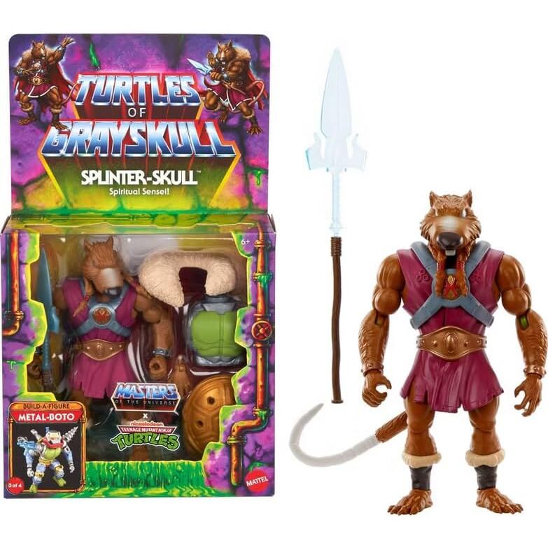 Figura Splinter-Skull Turtles of Grayskull Masters of the Universe 14 cm