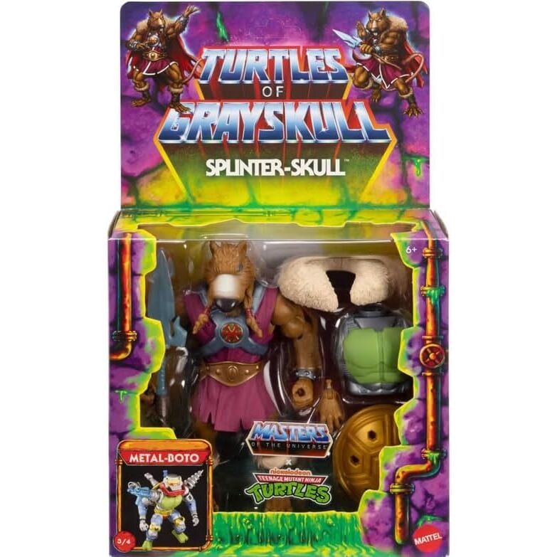 Figura Splinter-Skull Turtles of Grayskull Masters of the Universe 14 cm