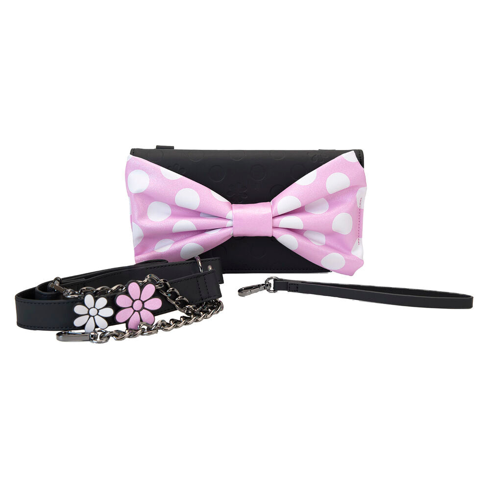 Rock the Dots Minnie Disney Loungefly Floral Crossbody Bag