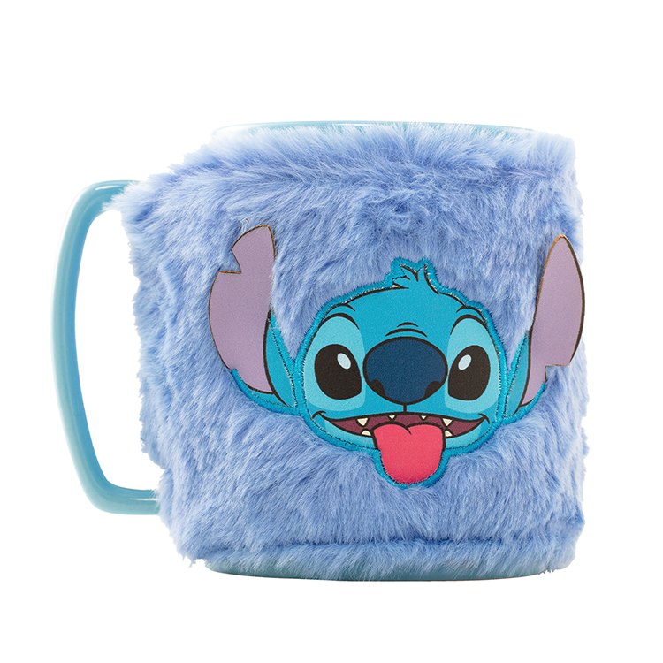 Caneca + capa de peluche Stitch Disney 440ml