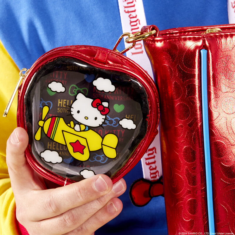 Bolsa + carteira  50th Anniversary Hello Kitty Loungefly
