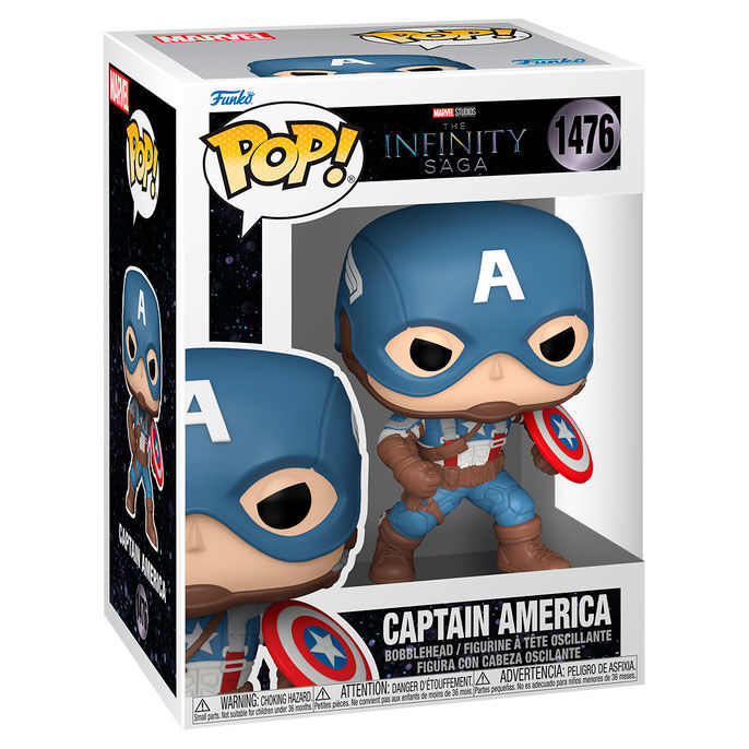Figura POP de Capitán América de Marvel Infinity Saga