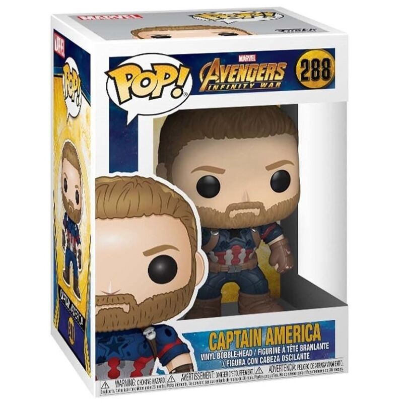 Figura POP! del Capitán América de Marvel Avengers Infinity War