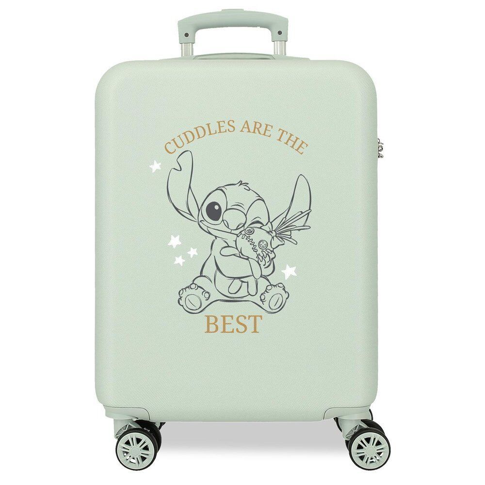 Mala de viagem com rodas ABS Cuddles Are the Best Stitch Disney 55cm