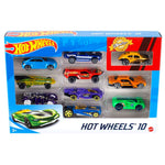 Conjunto de 10 Carros Hot Wheels Sortido