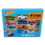 Conjunto de 10 Carros Hot Wheels Sortido