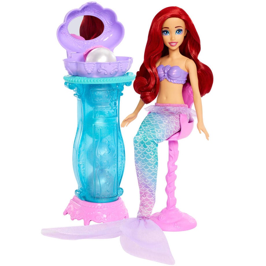 Boneca Ariel com Toucador A Pequena Sereia Princesas Disney