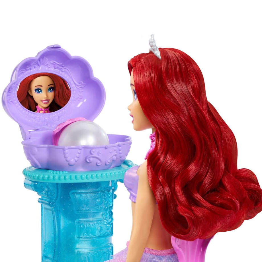 Boneca Ariel com Toucador A Pequena Sereia Princesas Disney