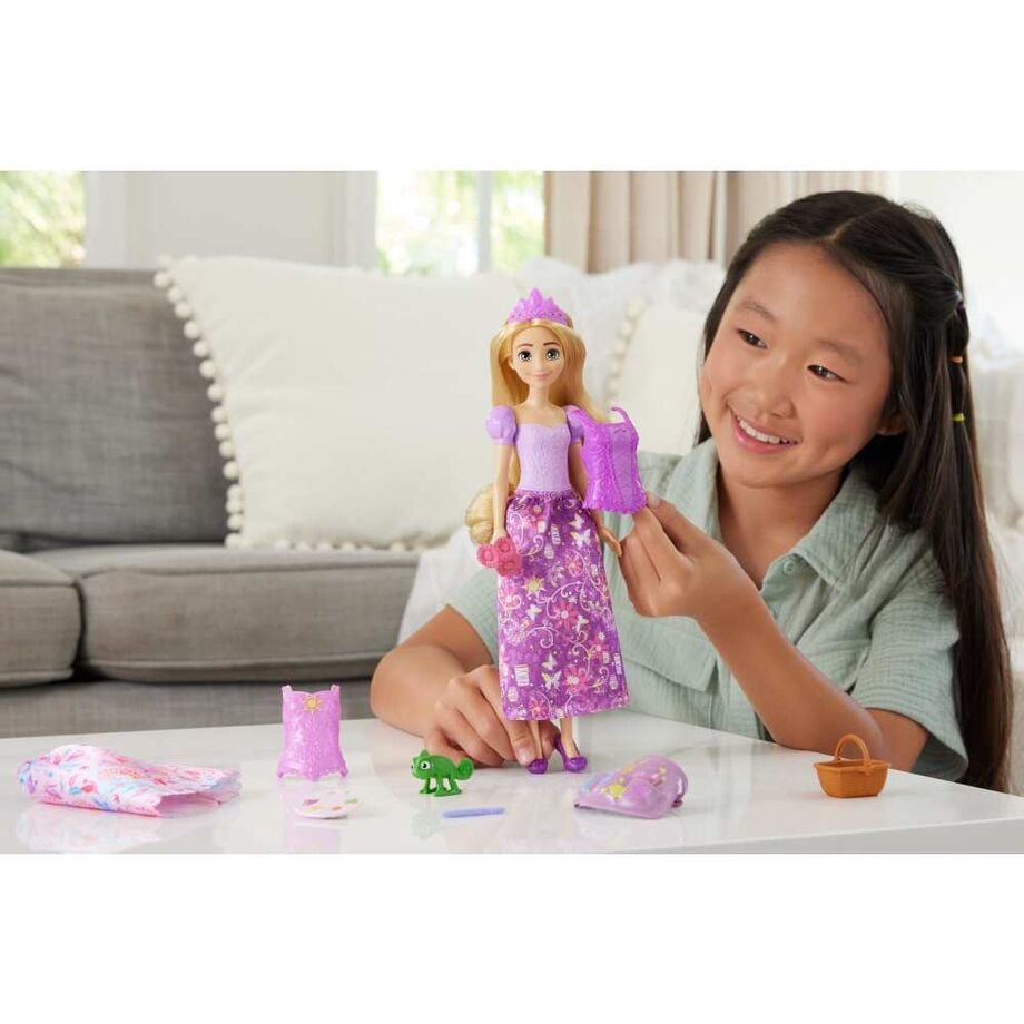 Boneca Rapunzel Histórias Mágicas Princesas Disney