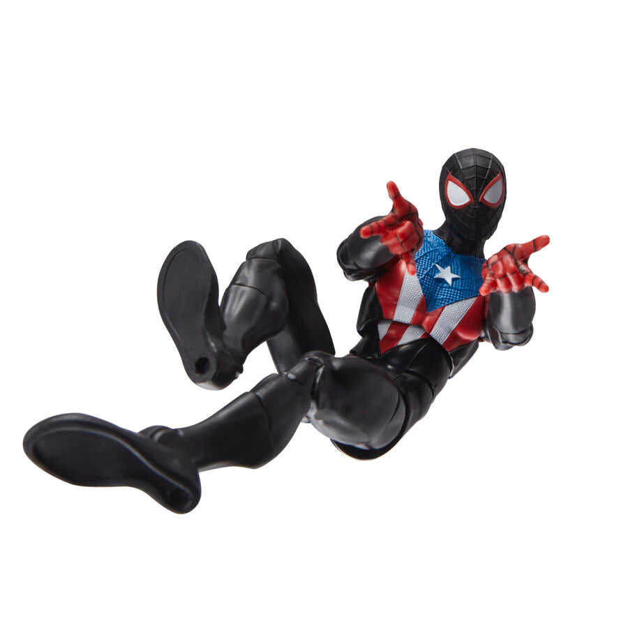 Figura Miles Morales Boricua Suit Spider-Man 2 Marvel Legends 15 cm - imagem 5