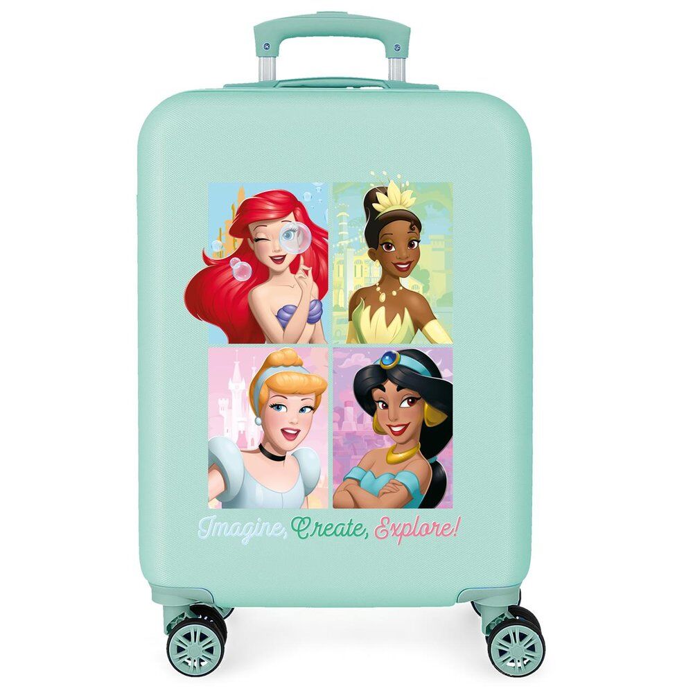 Mala de viagem com rodas ABS Princesas Disney 55cm