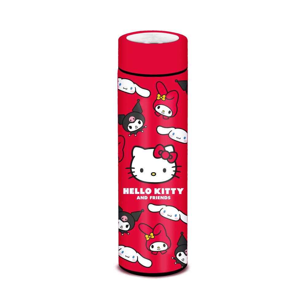 Garrafa de aço inoxidável Hello Kitty e Amigos de 500ml